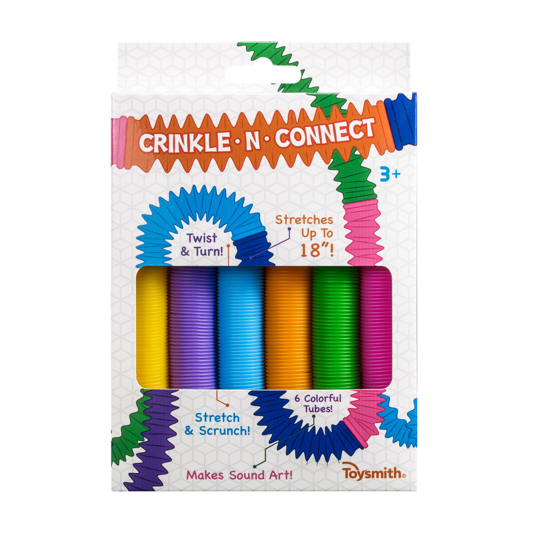 Crinkle N' Connect, 6 Colors, 6 Tubes, Makes Sound