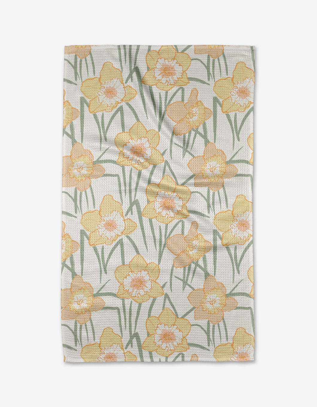 Geometry - Spring Daffodil Fields Tea Towel