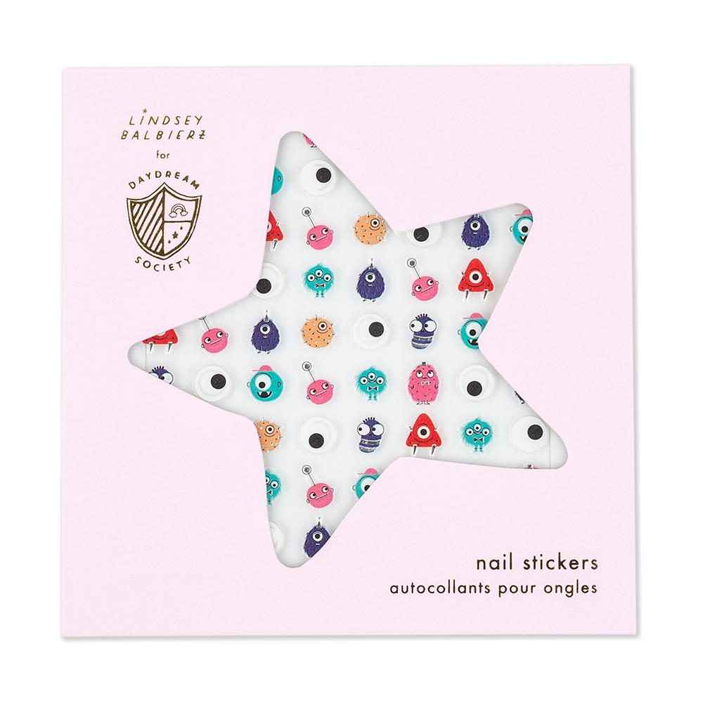 Little Monsters Nail Stickers - 1 Pk.