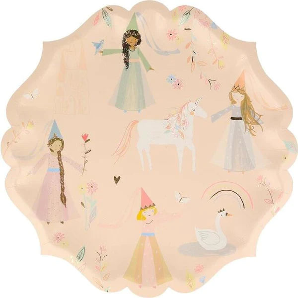 Princess Large Plates (x 8)