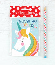 Load image into Gallery viewer, Kids Valentine Pack - Magical Unicorns
