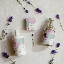 Load image into Gallery viewer, Cait + Co - Luxe Lavender + Oat Shower Steamer Fizzy Bomb
