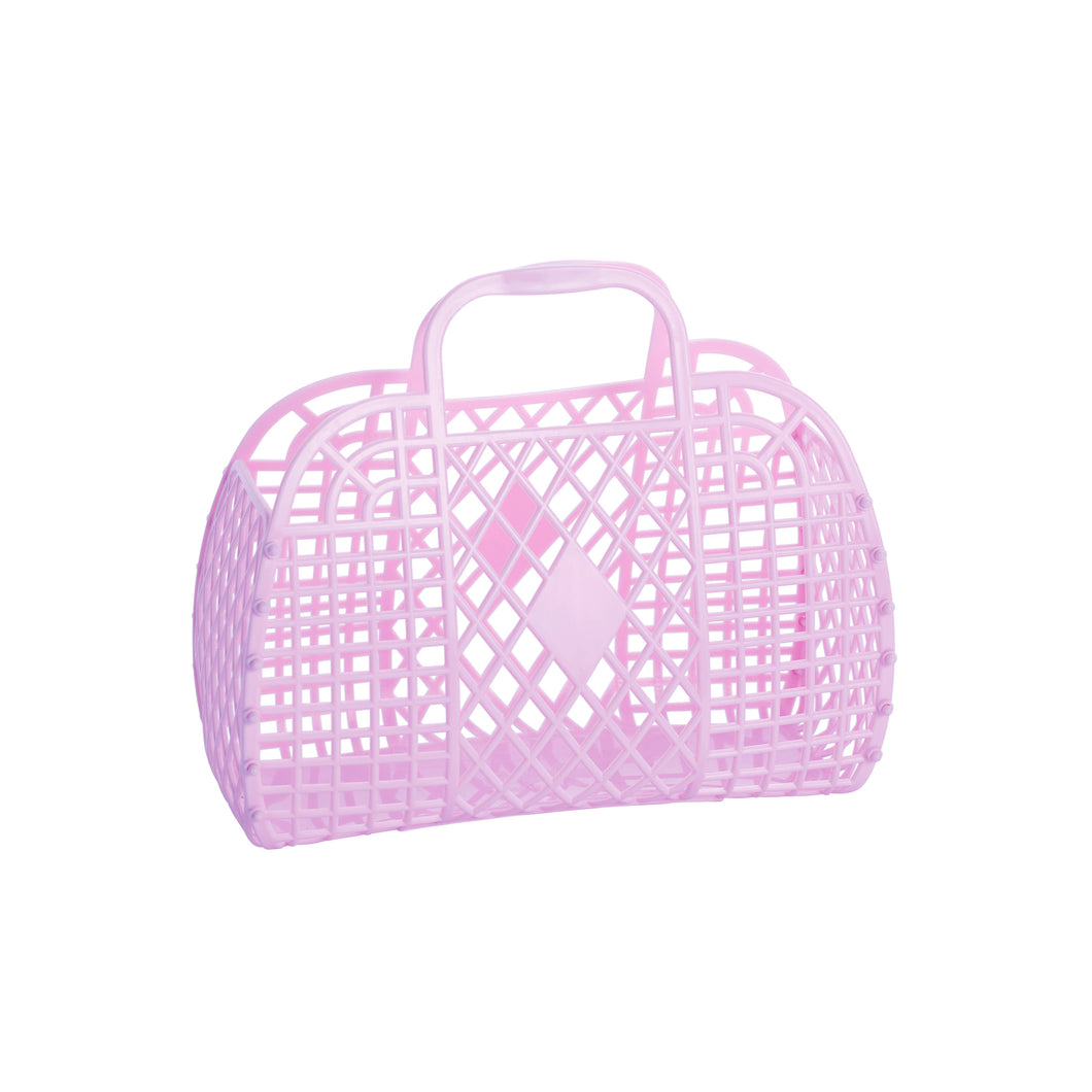 Sun Jellies - Retro Basket Jelly Bag - Small: Lilac