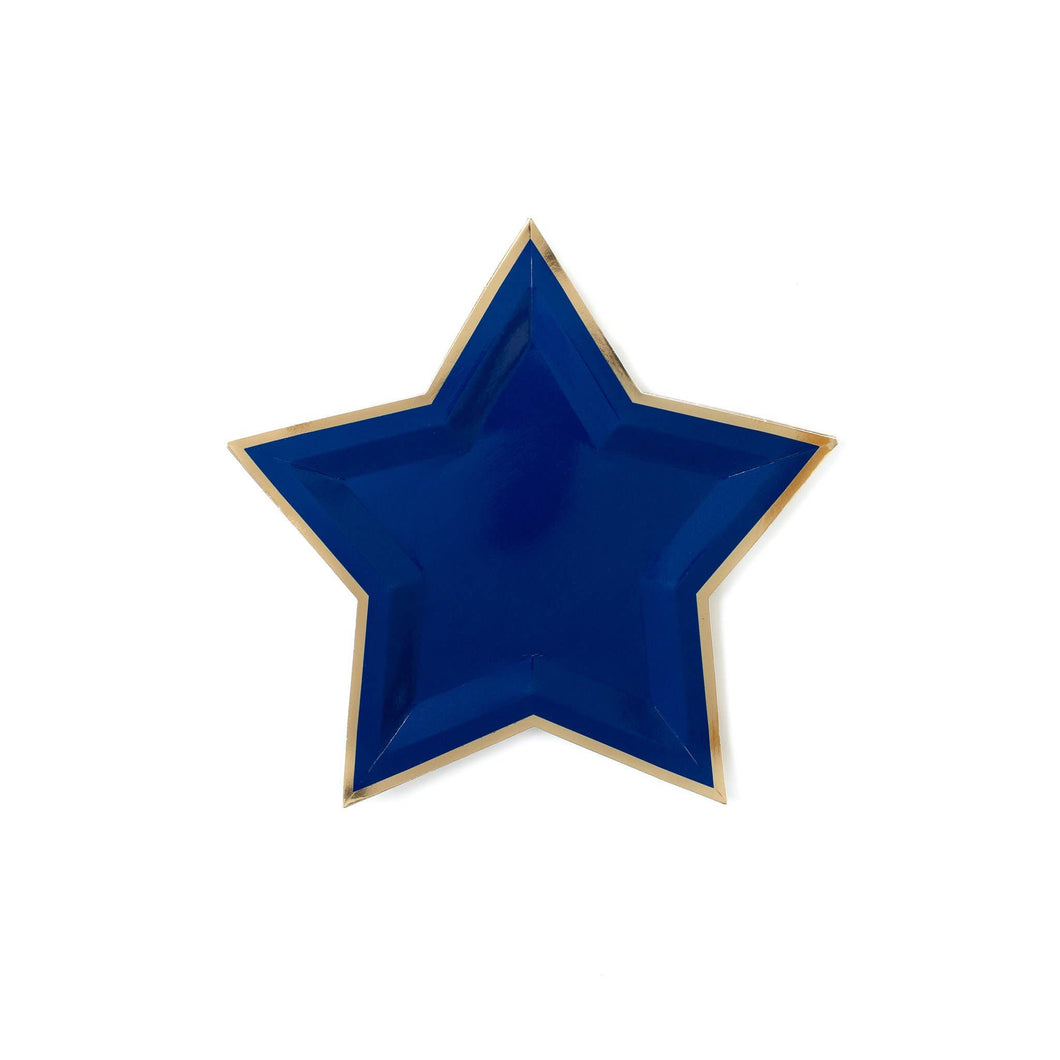 Blue Star Shaped 9