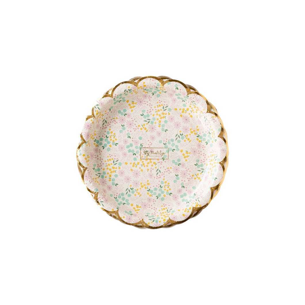My Mind’s Eye - PGB943 - Ditsy Floral Round Scallop 7