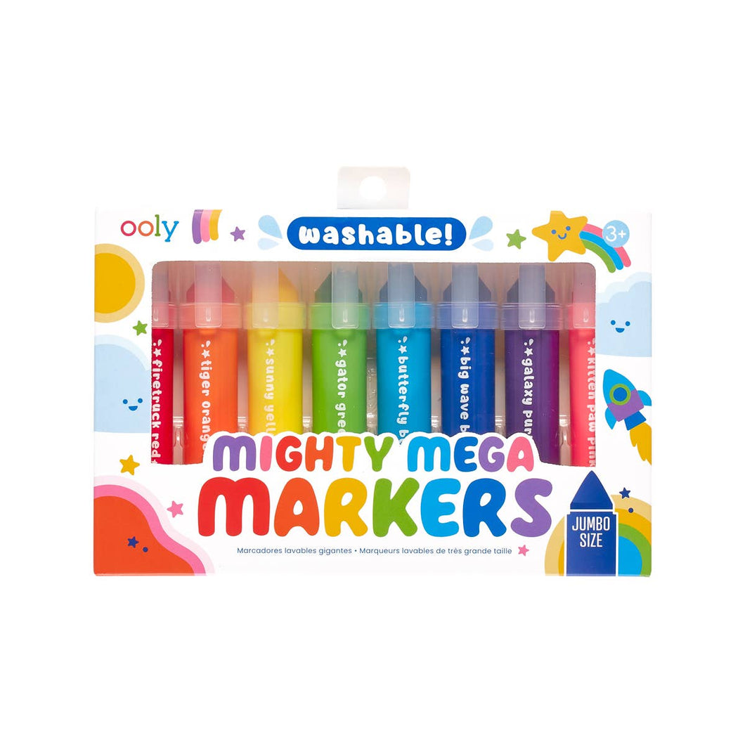 Mighty Mega Markers - Set of 8 - washable