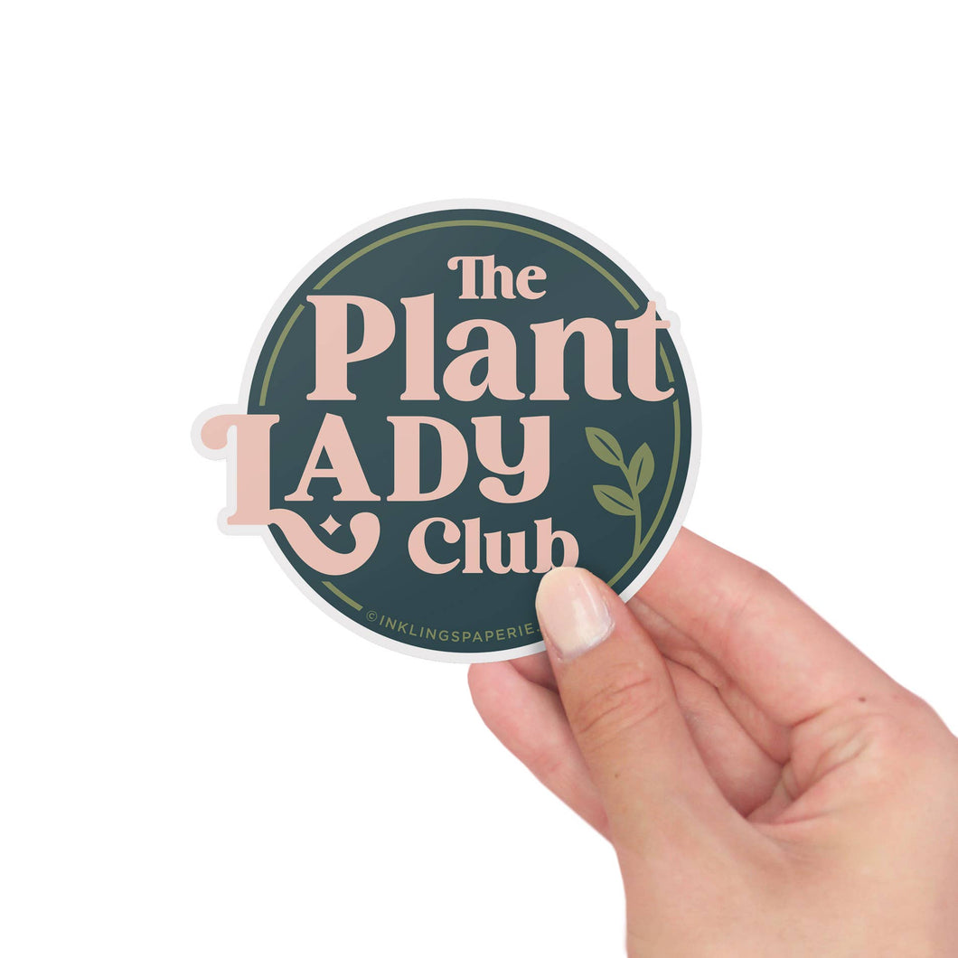 Inklings Paperie - Vinyl Sticker -  Plant Lady Club