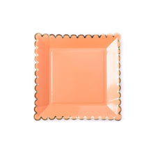 Load image into Gallery viewer, Scalloped plates 9&quot; - Coral
