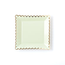 Load image into Gallery viewer, scalloped plates 9&quot; - mint
