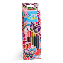 Load image into Gallery viewer, Butterflies 6 Jumbo Double-Sided Special Pencils

