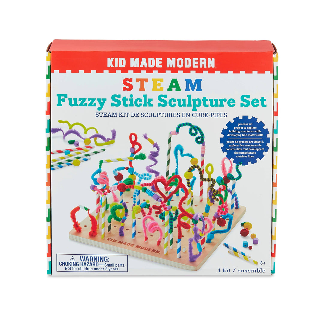 Kid Made Modern - STEAM - Fuzzy Stick Sculpture Set
